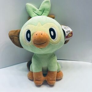 BAB Build a Bear Pokemon Grookey Plush Teddy‎ Grass Type 16" NEW